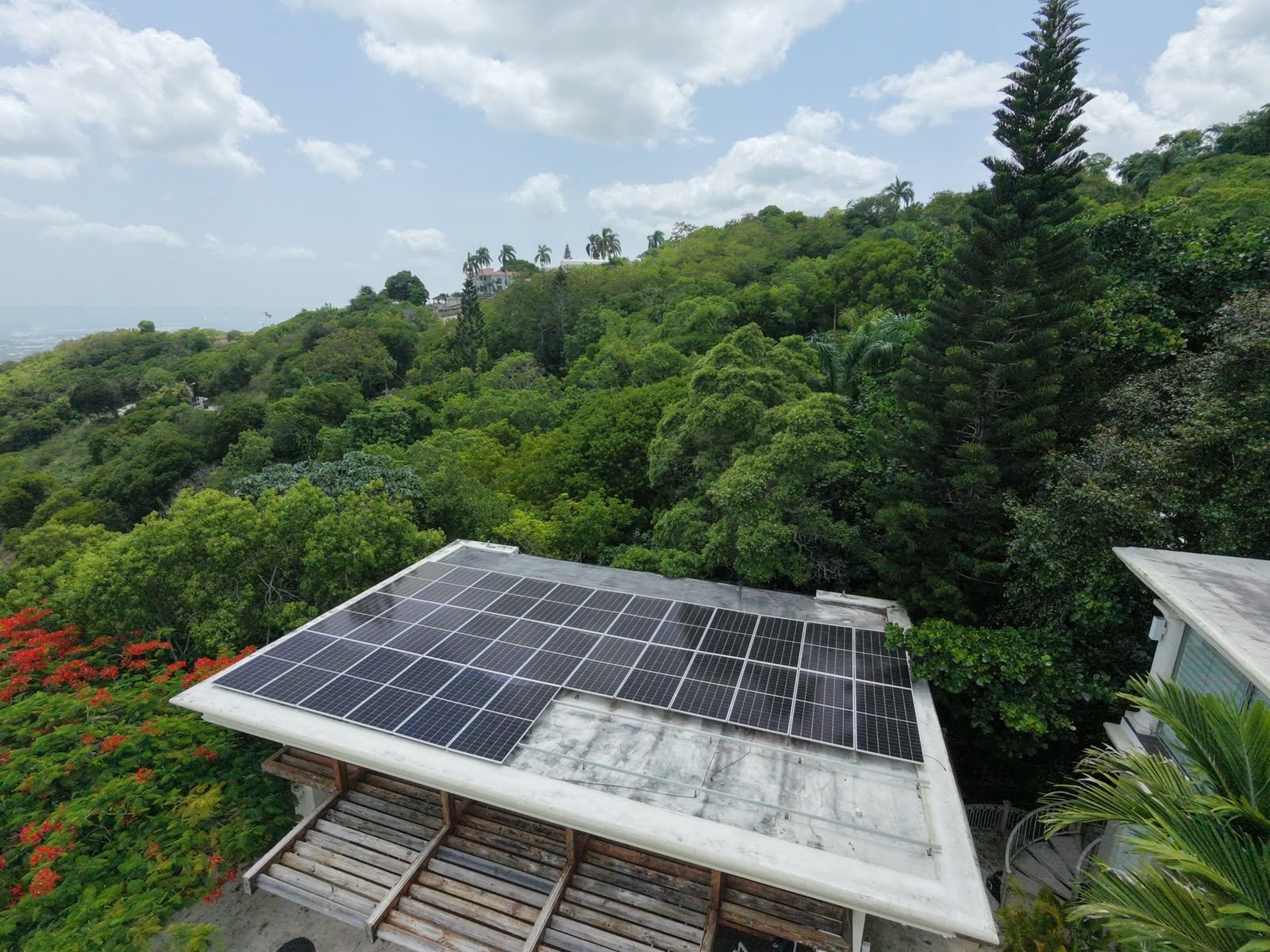 Instalación solar Camp David con baterías BESS